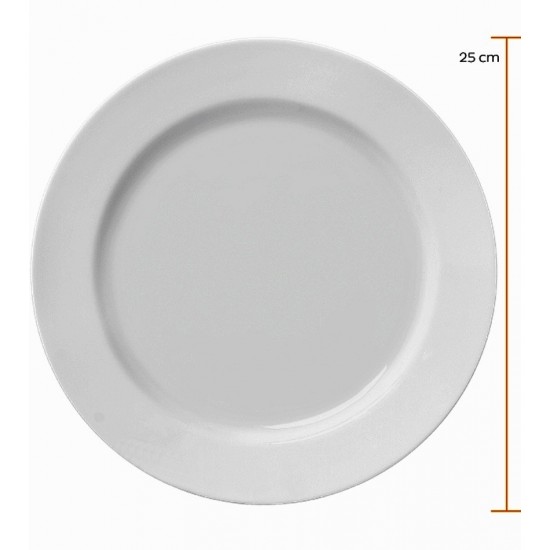 Prato Raso 25cm Capri Porcelana Germer